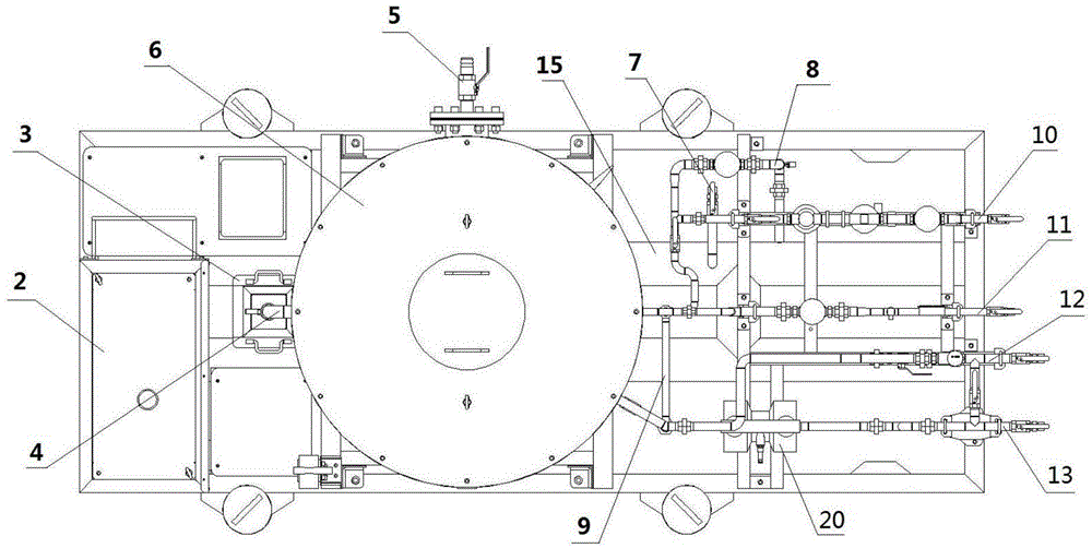 Intelligent control device for combustion of waste tar