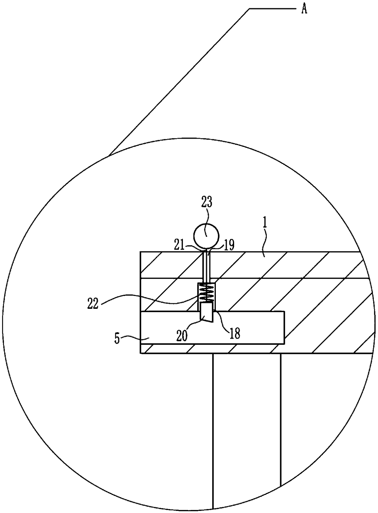 Medical nursing bed for facilitating patient to eat