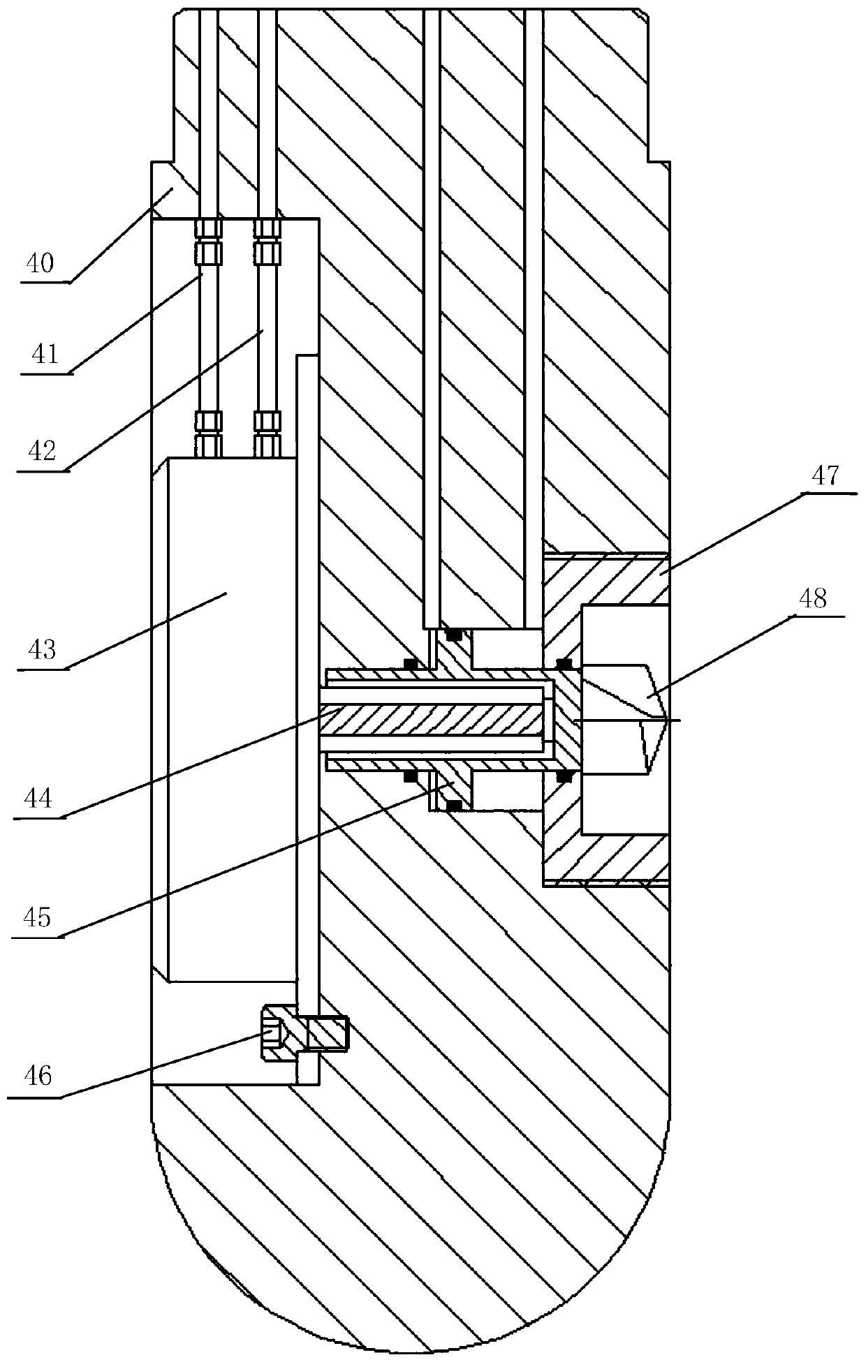 Electro-hydraulic downhole casing hole opener