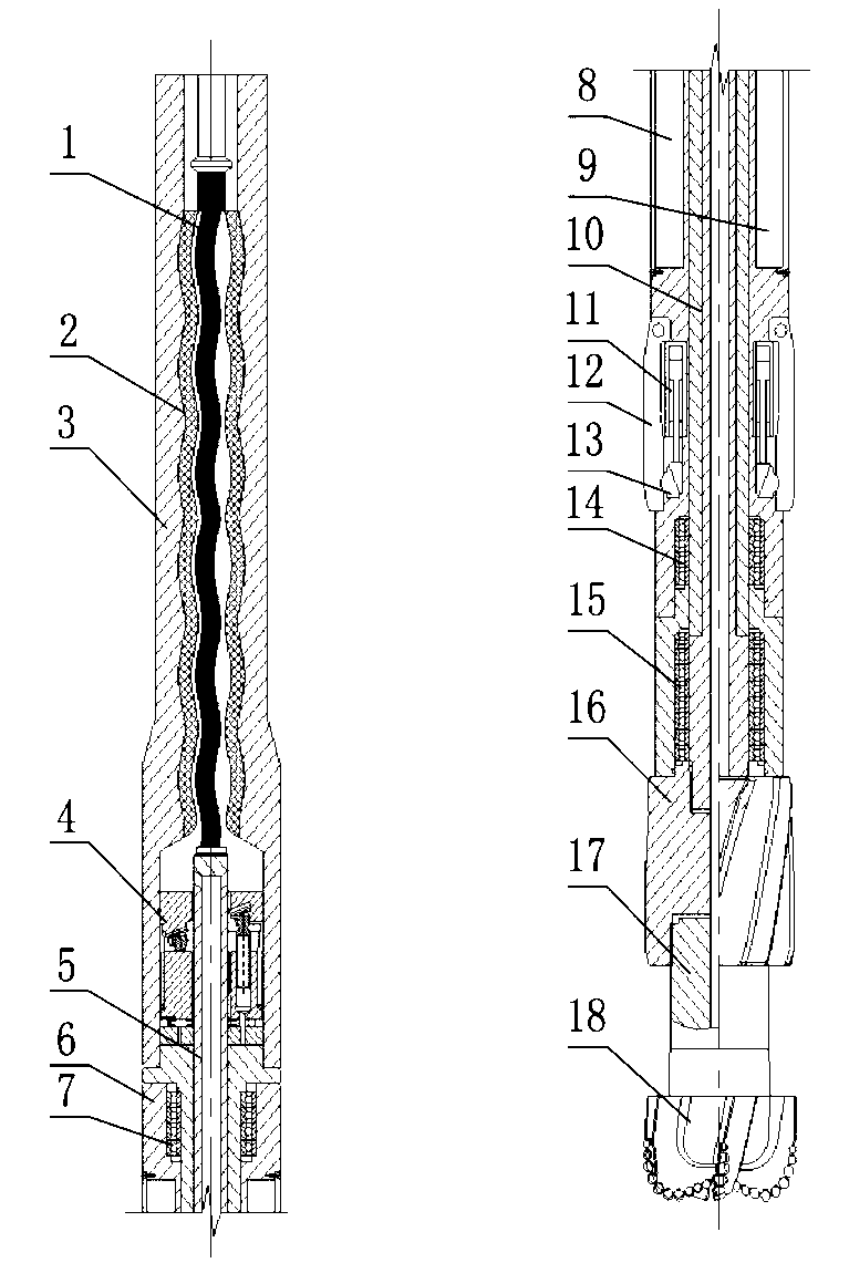 Guide drilling tool for developing shale gas