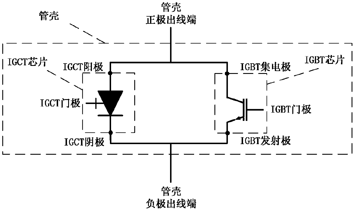 High-power power electronic device applied to MMC and operation method thereof