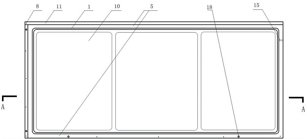 Metal vacuum warming plate and manufacturing method for same