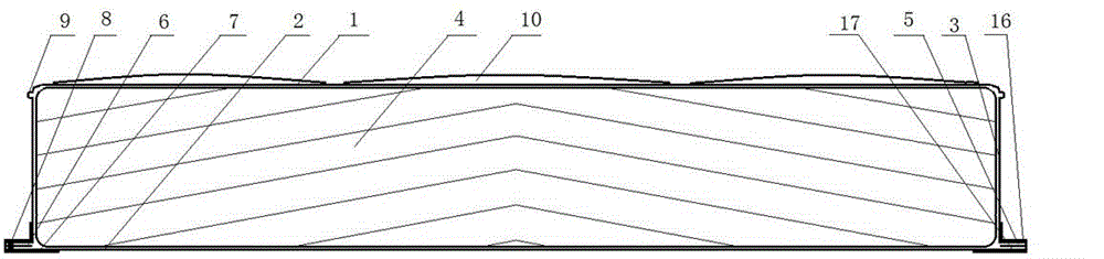 Metal vacuum warming plate and manufacturing method for same