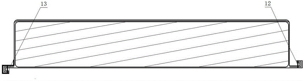 Metal vacuum warming plate and manufacturing method for same