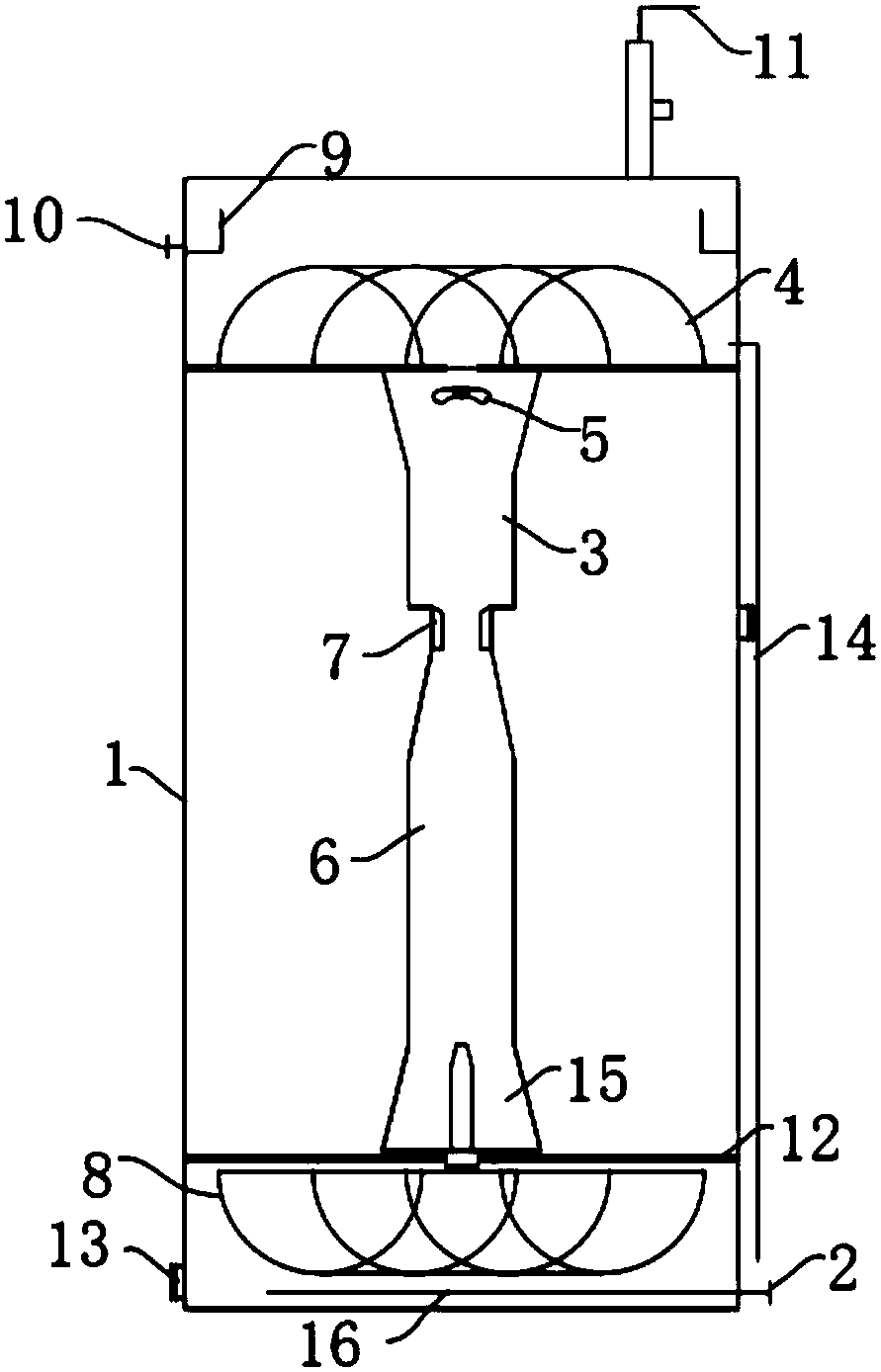 Low-power-consumption cyclone biochemical reactor