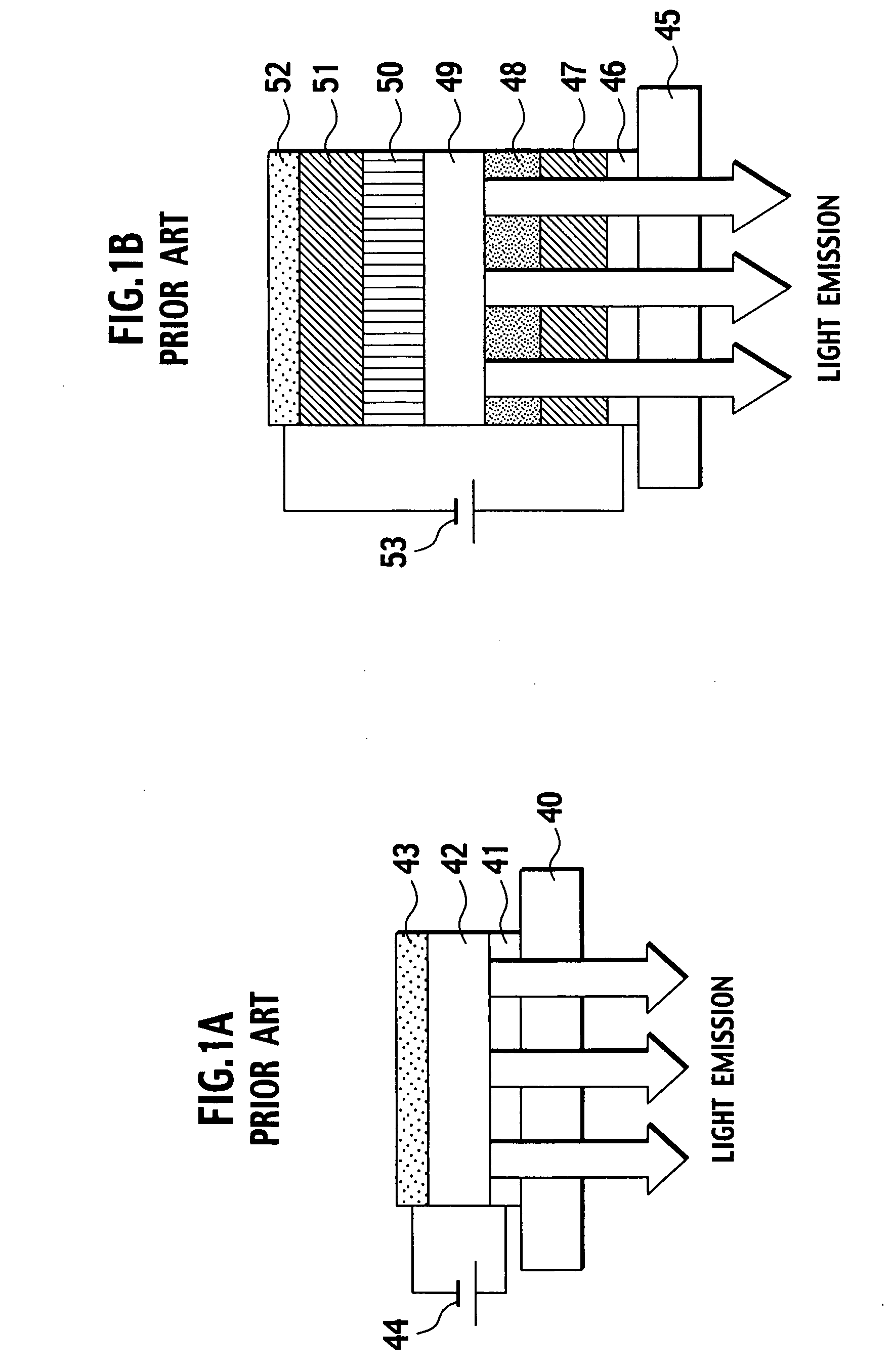 Display with multiple emission layers