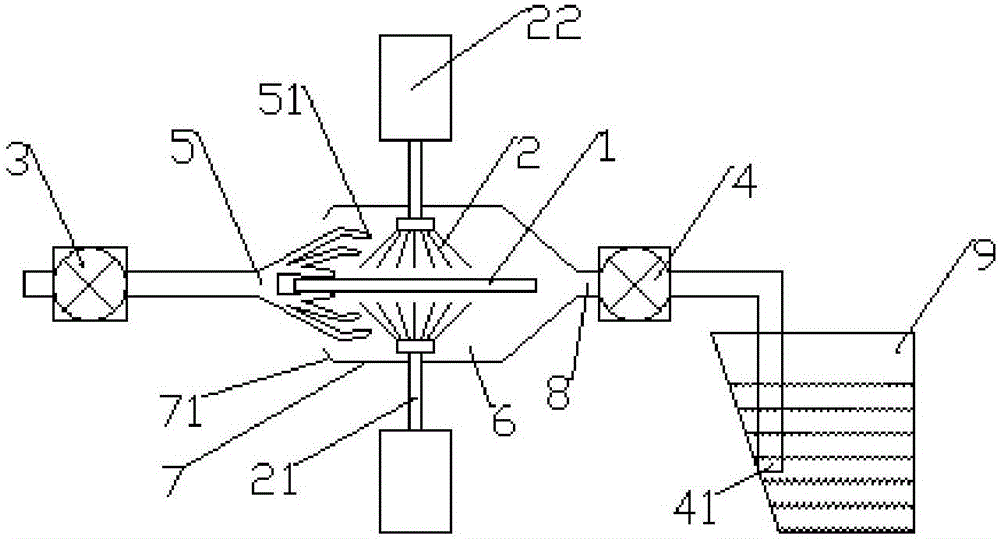 Dedusting device for manufacturing shoes