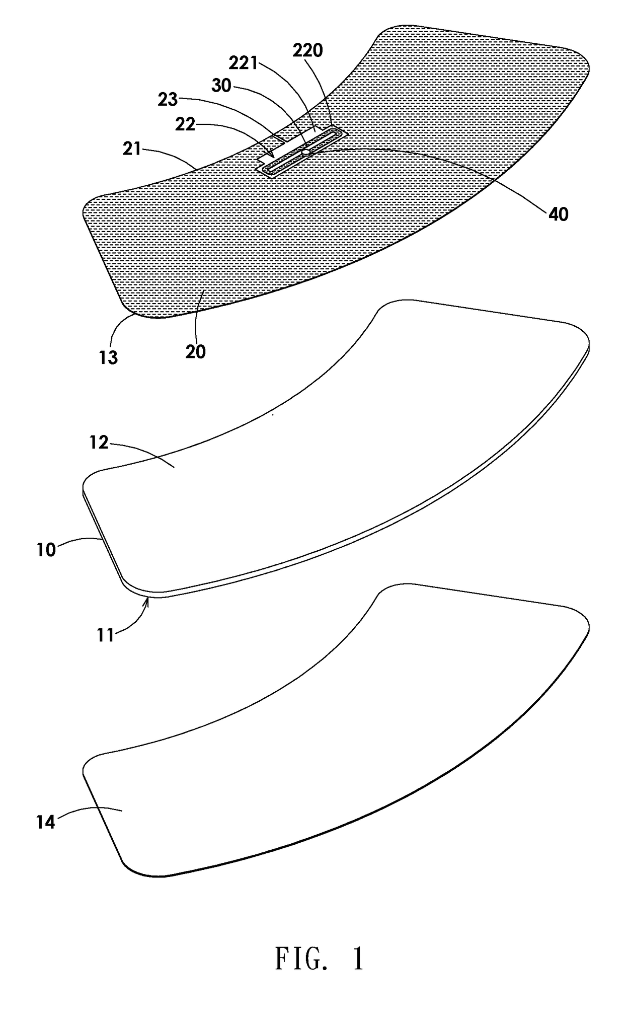 Long-distance radio frequency anti-metal identification tag