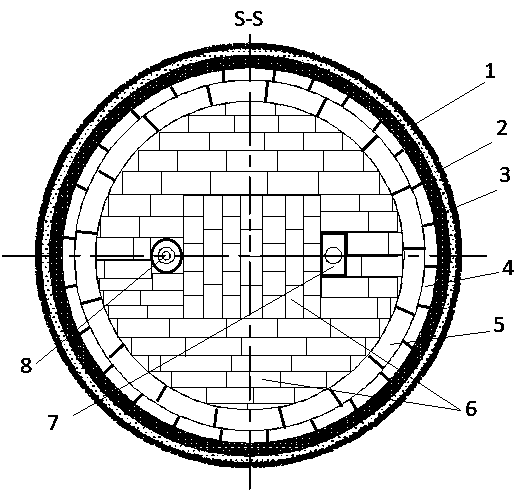 Steel ladle structure and manufacturing method thereof