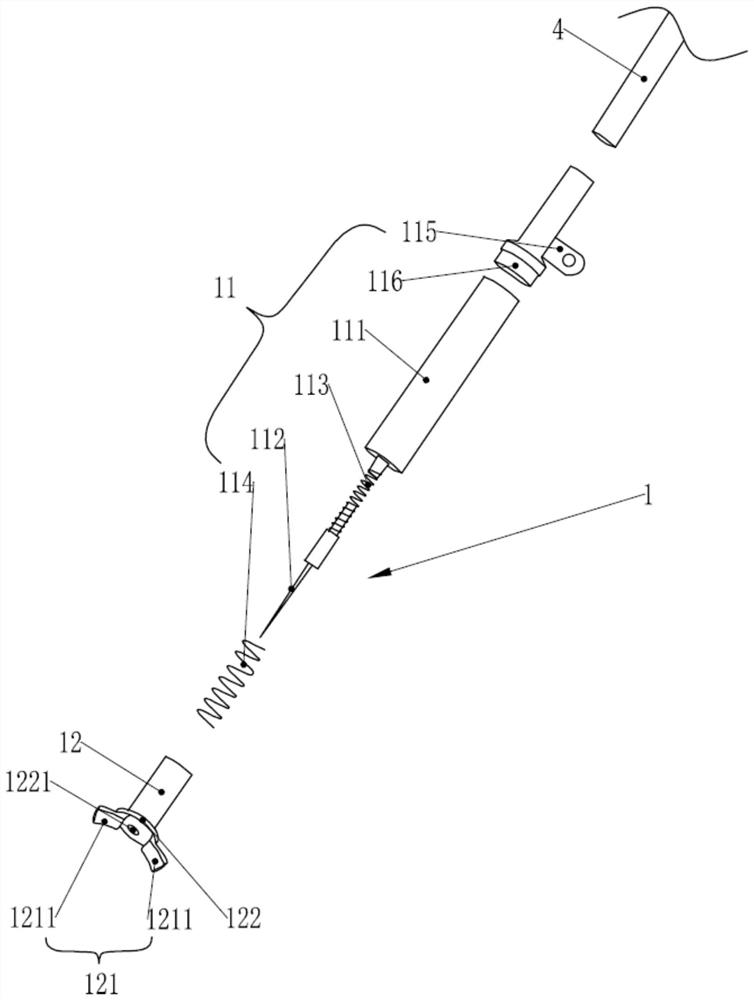 Cable puncturing device