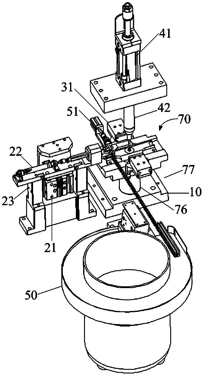 Welding strength automatic testing and sorting device