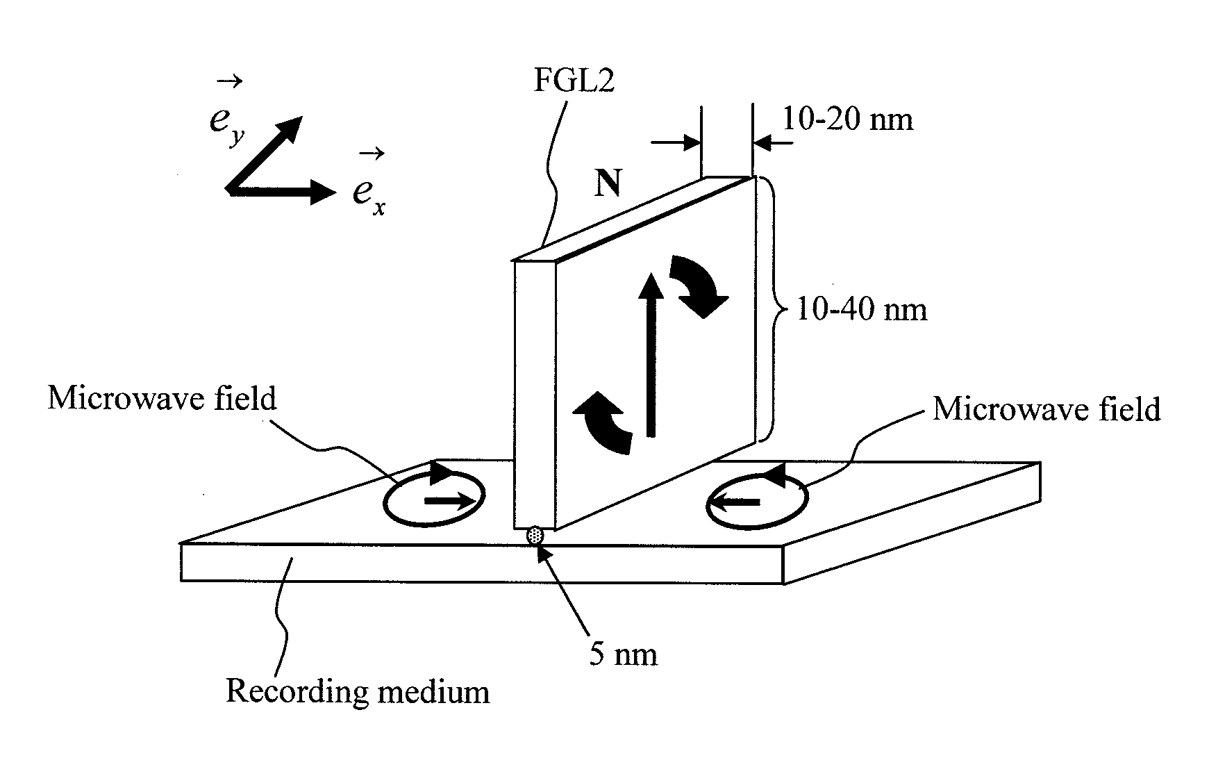 Oscillator in which polarity is changed at high speed, magnetic head for mamr and fast data transfer rate HDD