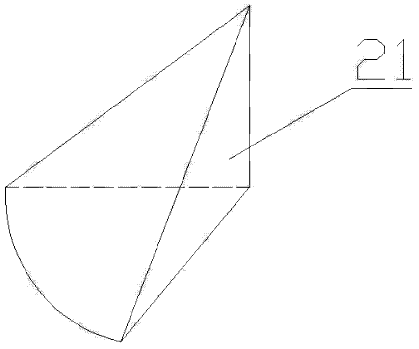 Pipe flow section device applicable to mineralized fine grain minerals