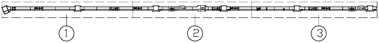 Quick-mixing construction method based on prefabrication and assembly of superposed type underground utility tunnel