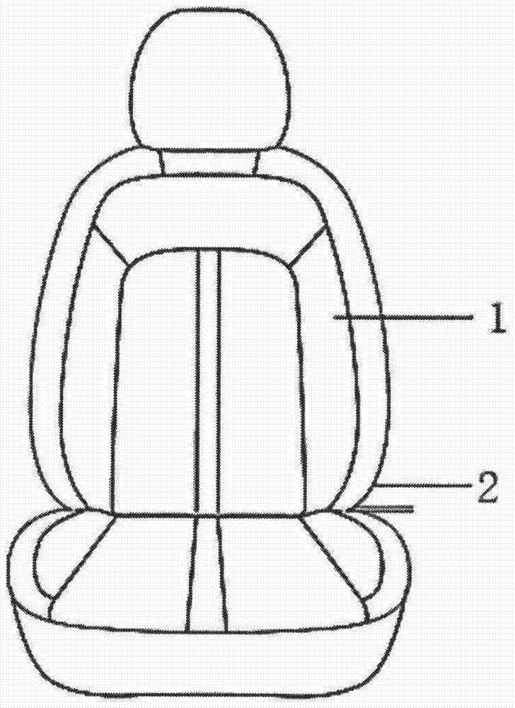 EL wire system of automobile seat