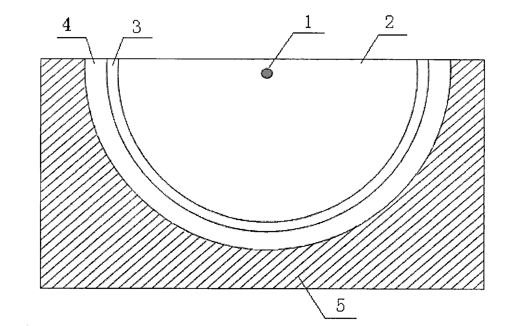 Method for on-line measuring microbiological film thickness by fiber prague grating sensor