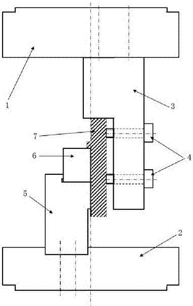 Device for composite steel plate shearing tests and using method thereof