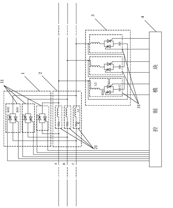 Current compensation type alternating-current voltage stabilizer