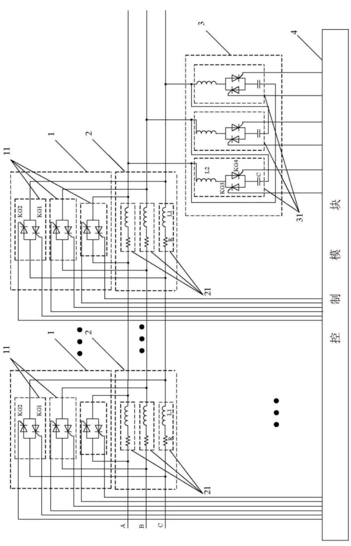 Current compensation type alternating-current voltage stabilizer