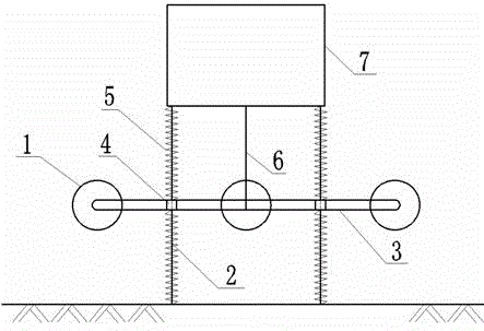 A co-vibration vortex-induced vibration power generation device based on multi-vibrator