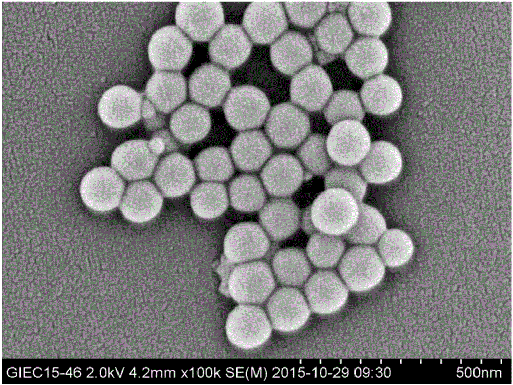 Preparation of silicon dioxide microsphere with nonionic/anionic-combined-type surfactant as soft template