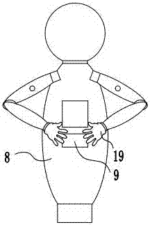 Medicine kit device of old people nursing robot