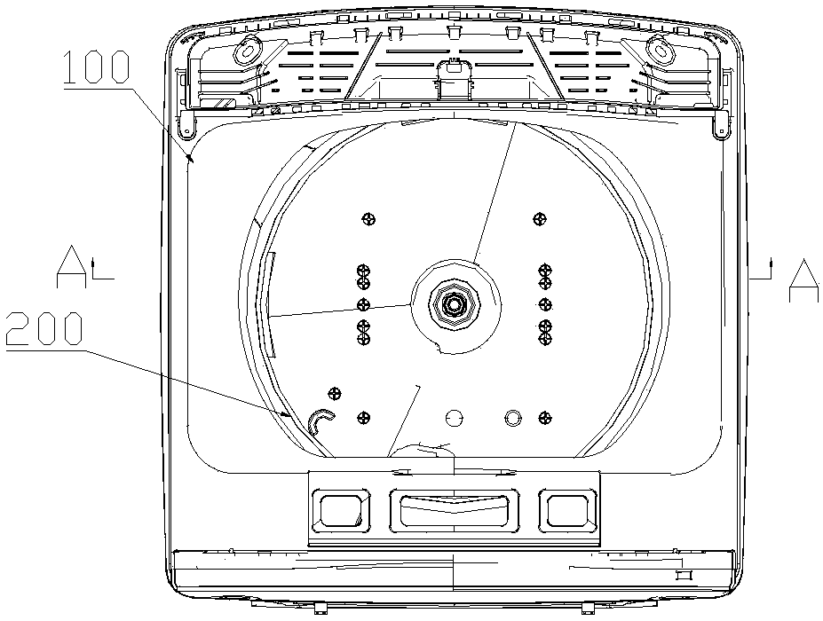 Impeller washing machine and control method