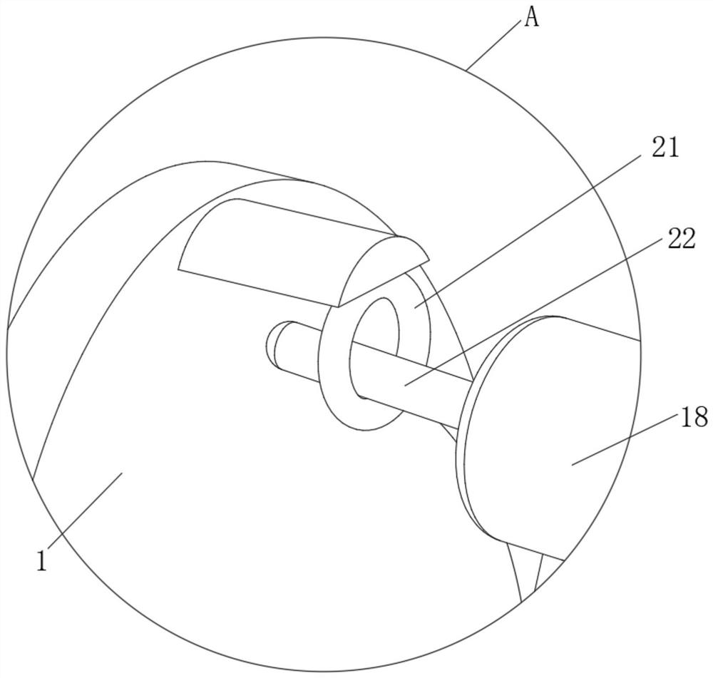 Dust collecting device for steel pipe polishing and capable of preventing air pollution