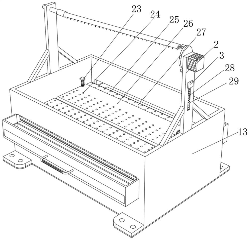 Dust collecting device for steel pipe polishing and capable of preventing air pollution