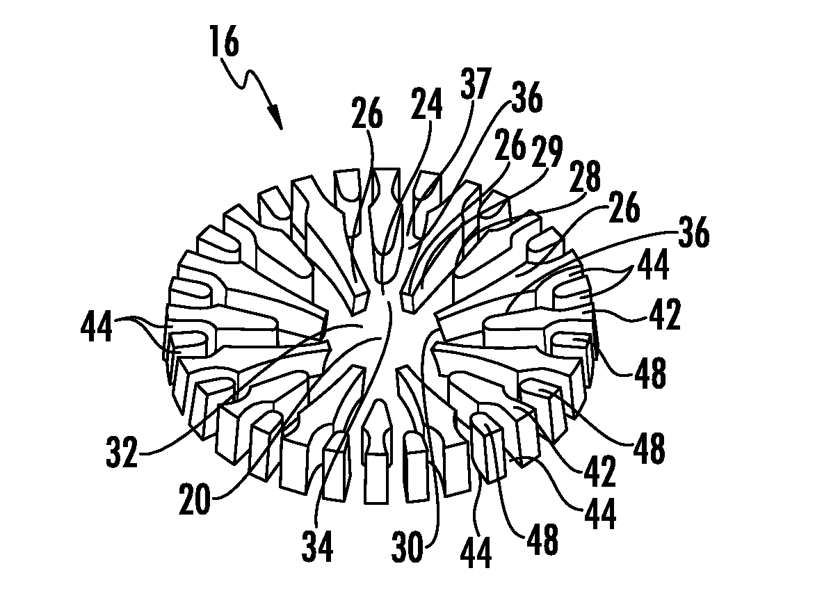 Impingement jet strike channel system within internal cooling systems