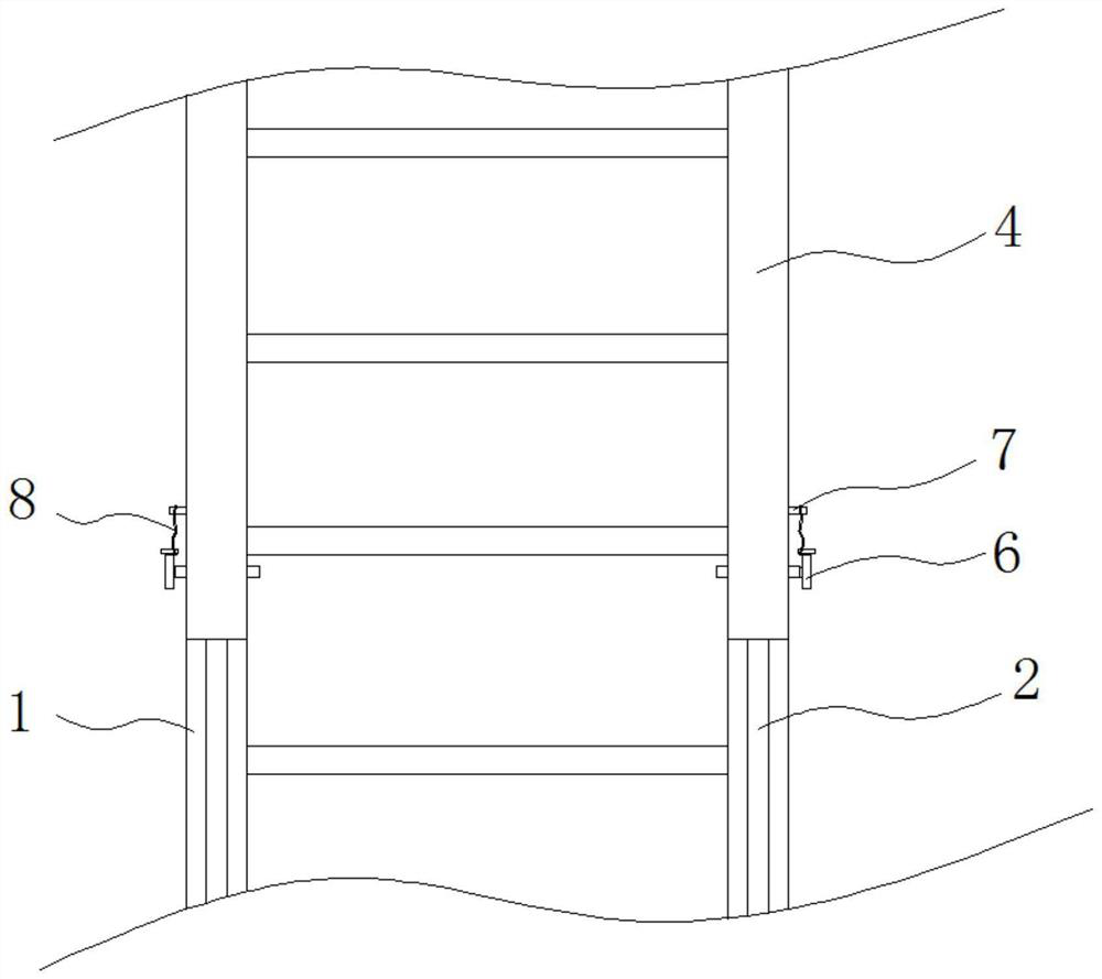 A pole climbing device with folding structure for electric power maintenance