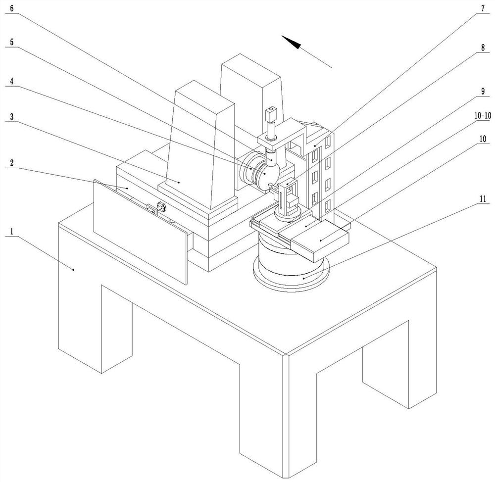 A method for uniform removal of material at the tip of a circular arc-edged diamond tool