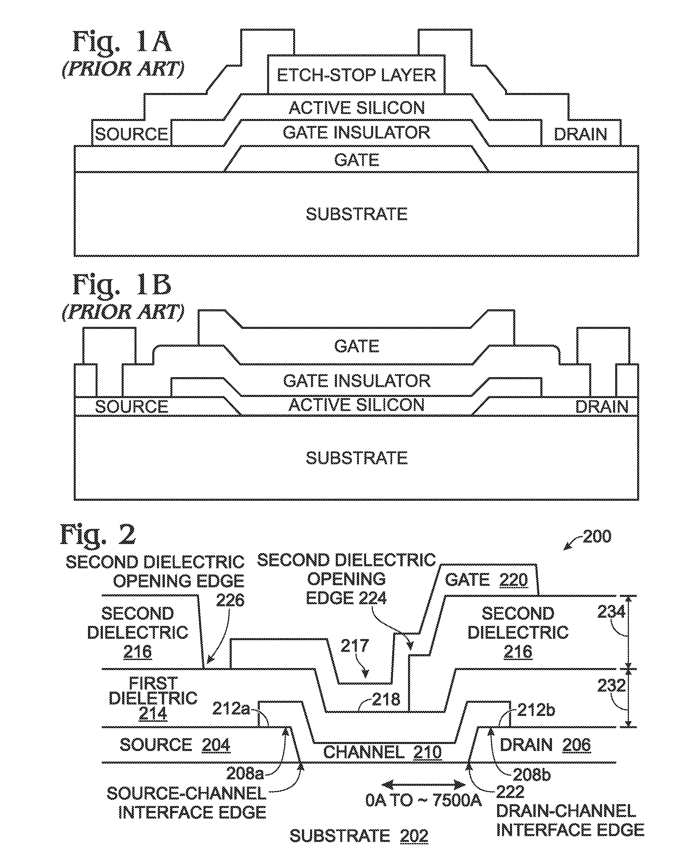 Top Gate Thin Film Transistor with Enhanced Off Current Suppression