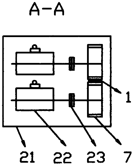 Forming machine for grooves of filter sticks