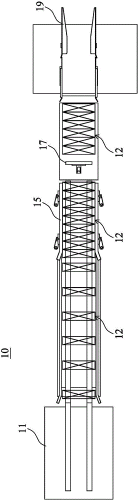 Conveying and packing mechanism