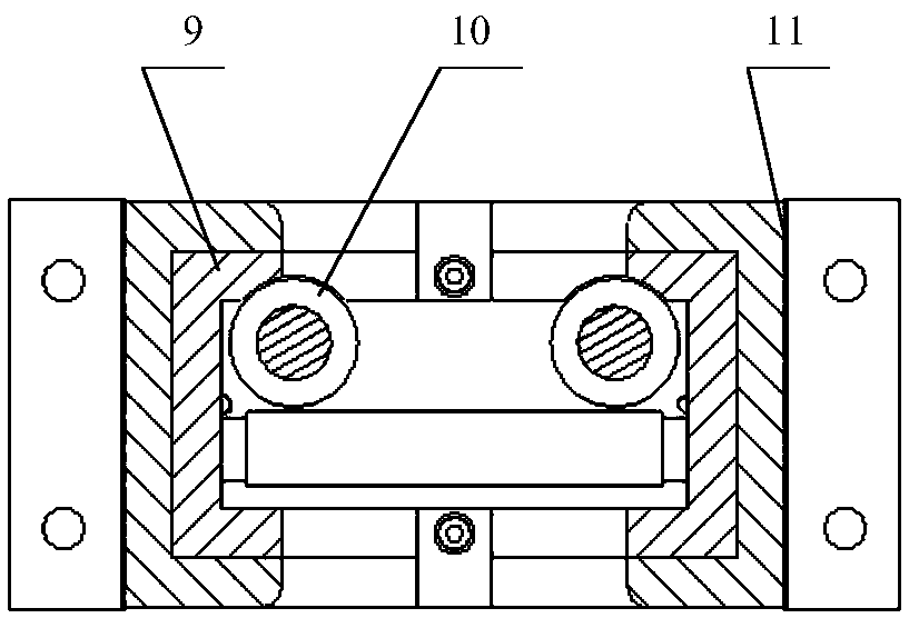 Cable guiding device