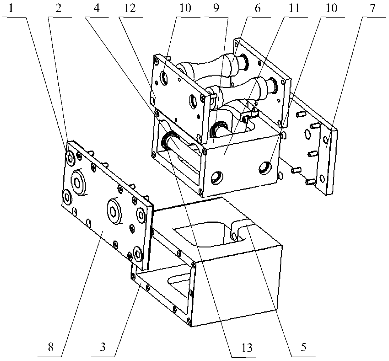 Cable guiding device