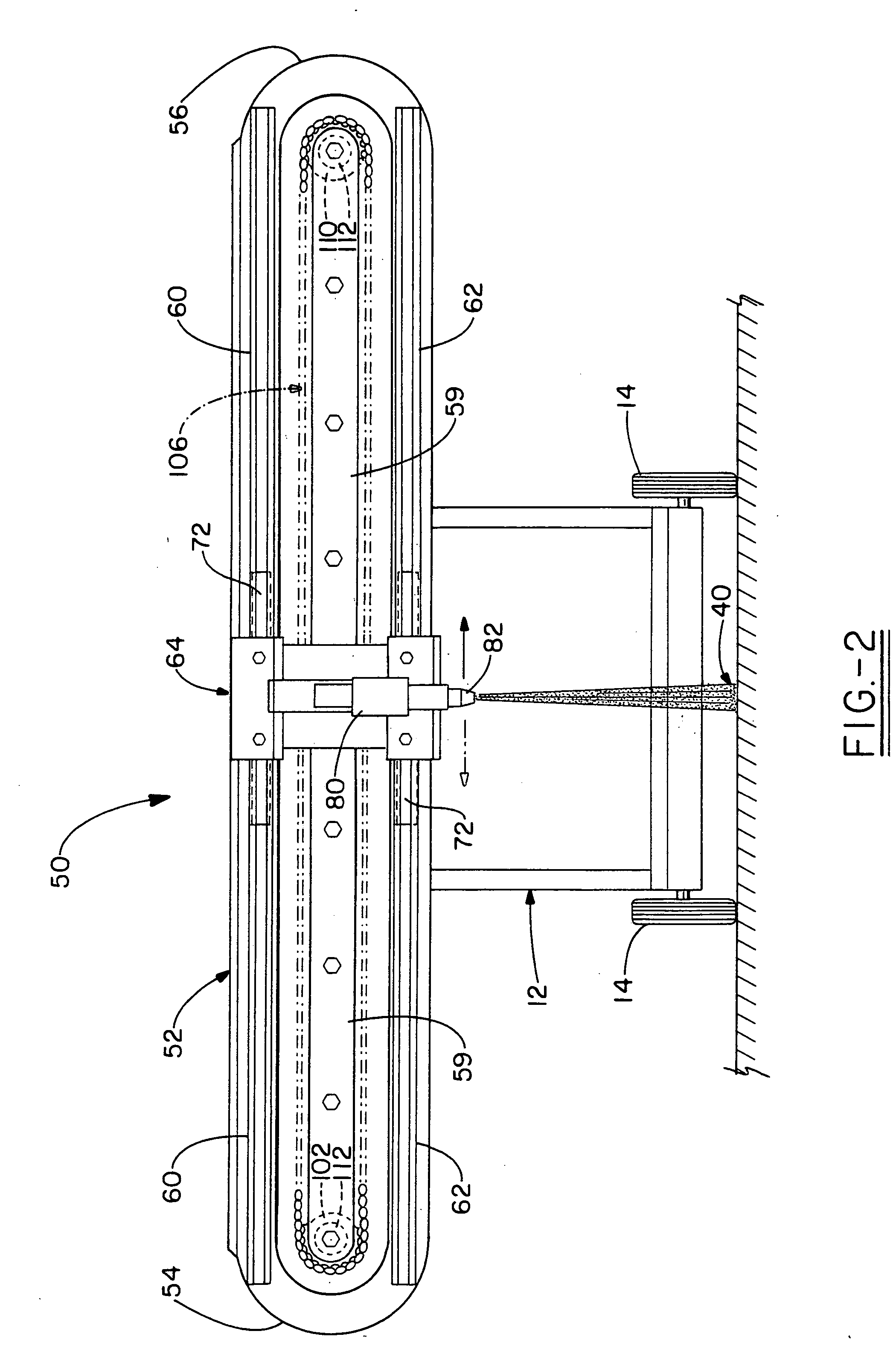 Apparatus for applying a coating to a roof or other substrate