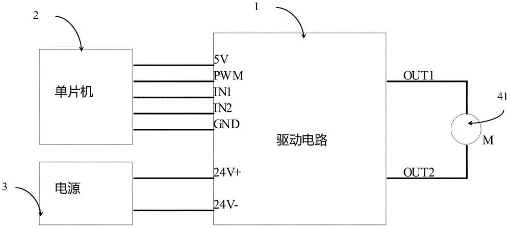 DC motor driving circuit