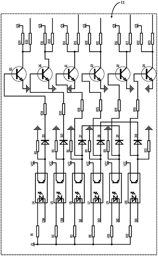 DC motor driving circuit