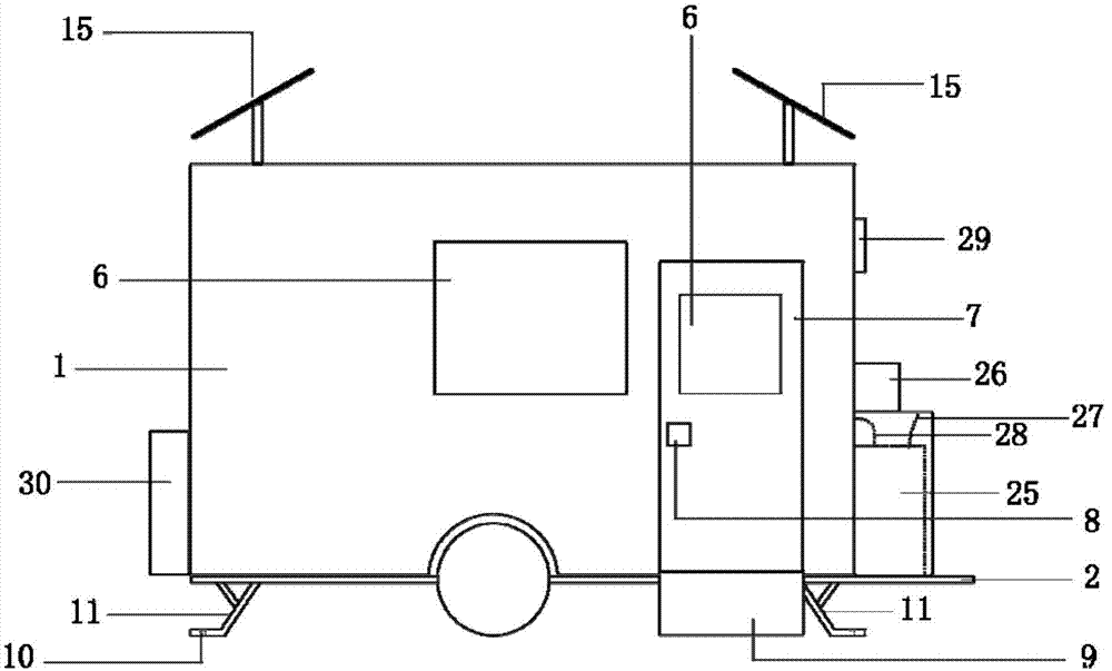 Movable-type infant caring compartment