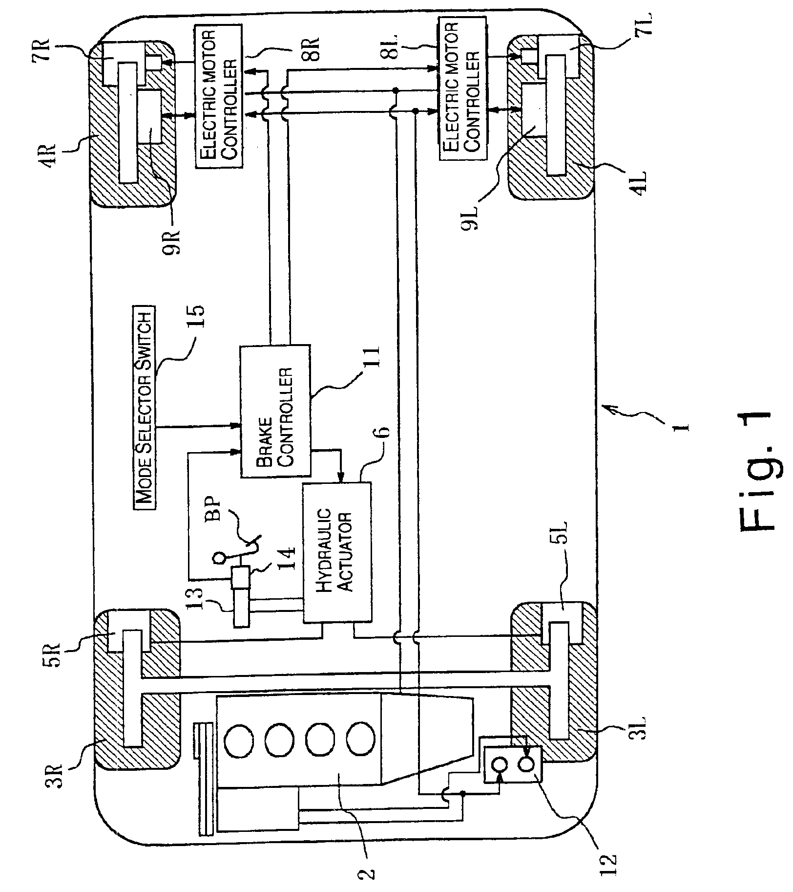 Vehicle braking control system