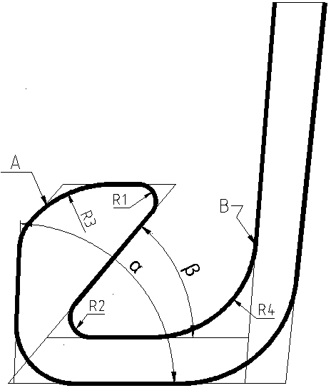 Locking mouth structure of hot-rolling U-shaped steel sheet pile