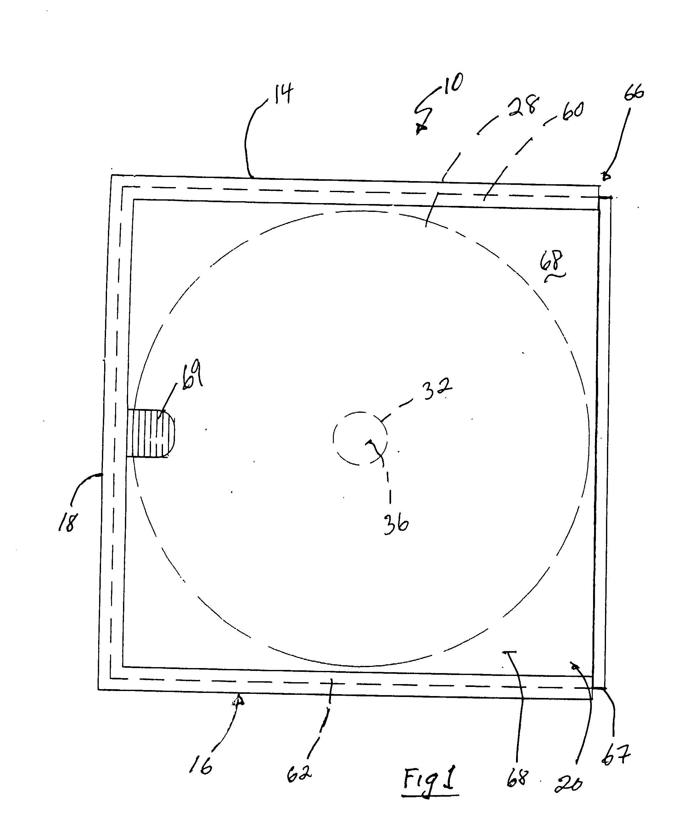 Compact disk (CD) storage case and method for storing a CD