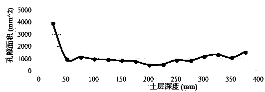 Method for determining and analyzing pore structure of saline-alkali soil