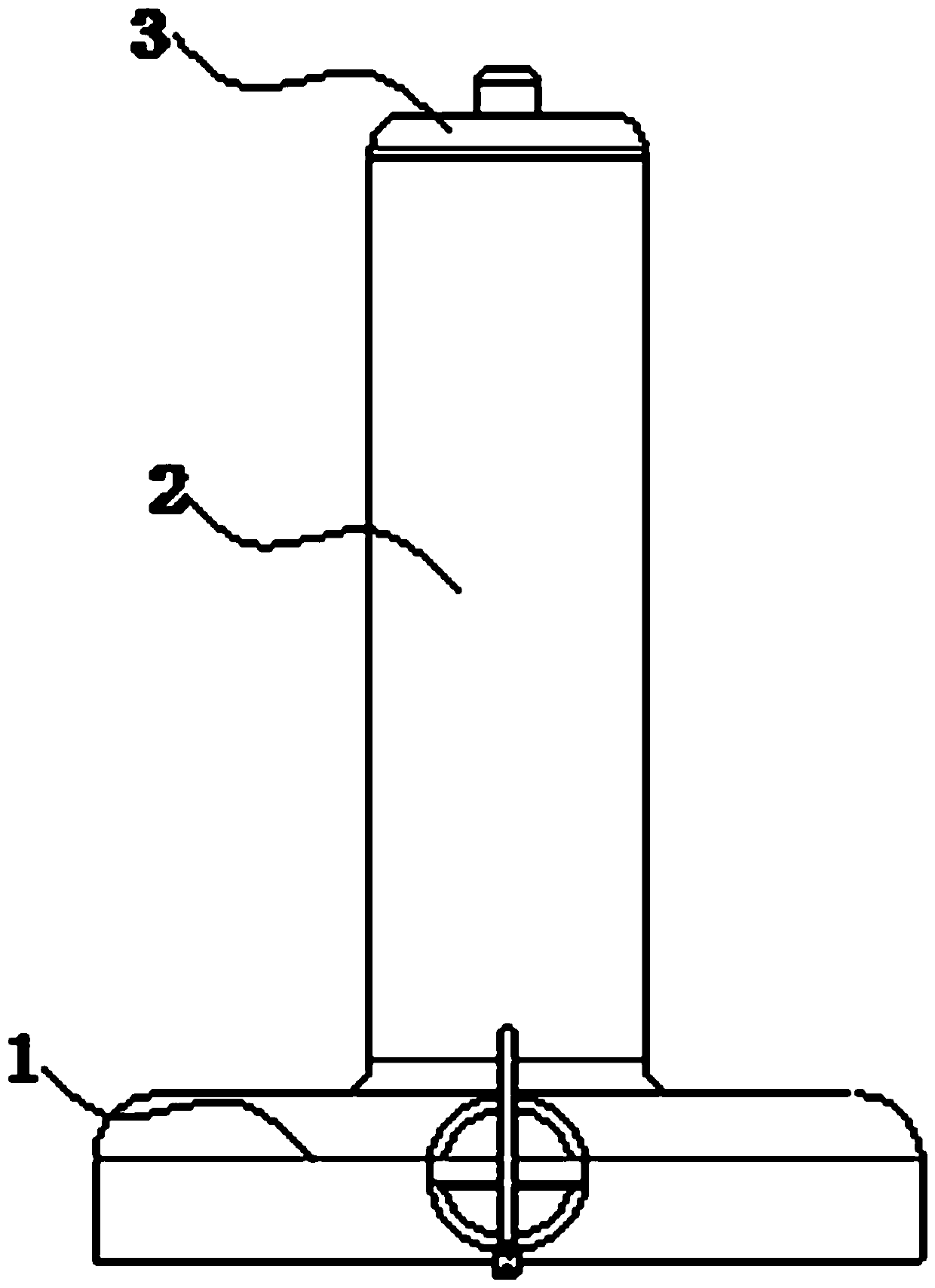 Sterilizing mechanism of cotton swab used in hematology department