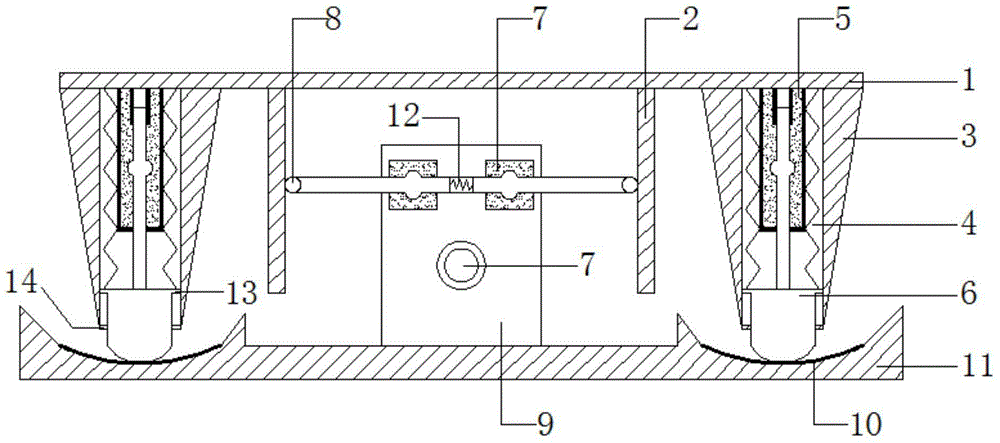 Multi-dimensional shock-absorption support