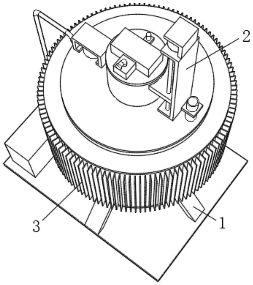 Rapid cooling device for chemical production