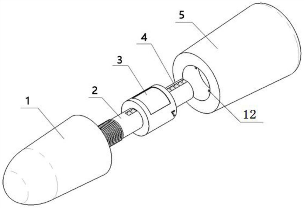 An earplug alarm clock based on bone conduction and its realization method