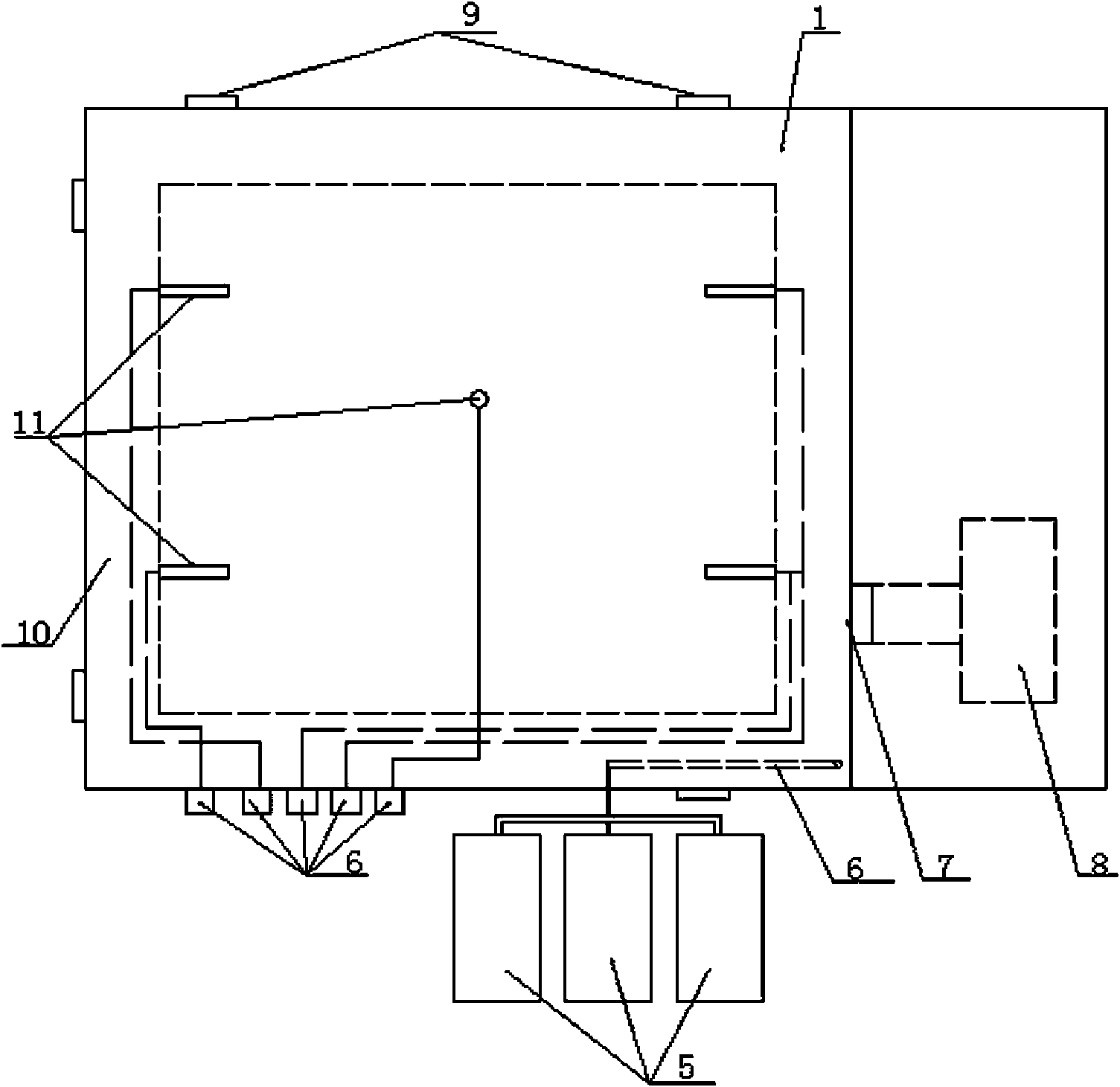 Secondary fermentation process, formula and tunnel-type fermentation chamber of mushroom compost